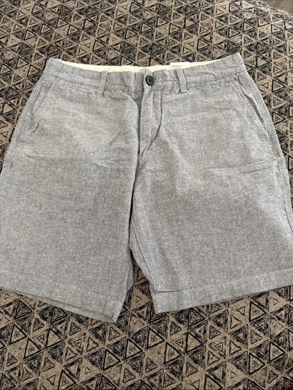 H&M Light Gray Flat Front Men's Shorts